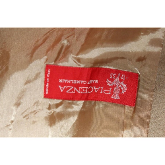 Brooks Brothers Camel Hair Boyfriend Blazer Jacket Italian Tan Women's 8 H14486 - Picture 10 of 12